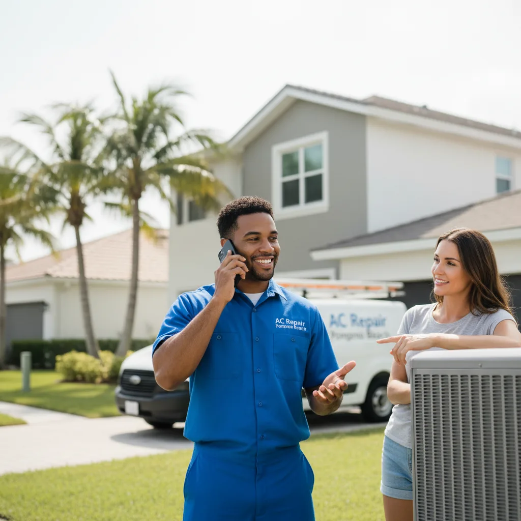 AC Repair Pompano Beach customer support in Farmland